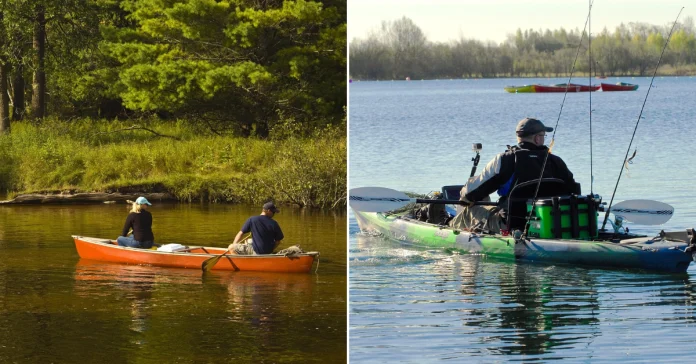 Fishing Canoe vs Kayak