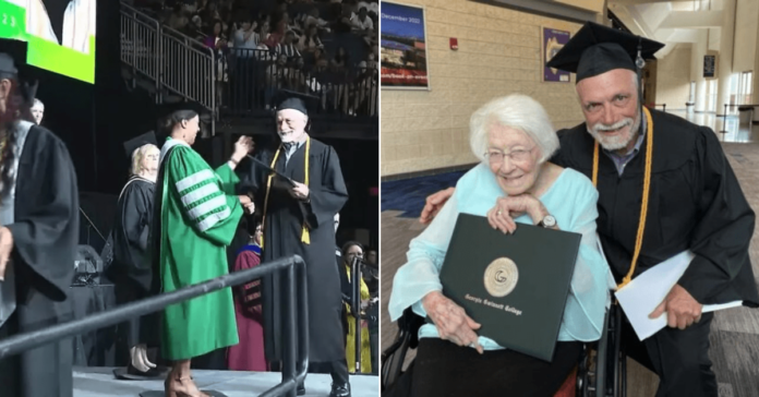 72-Year-Old Man Graduates